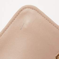 مملوكة مسبقًا Miu Miu Beige Matelassé Leather Turnlock Flap Shoulder Bag