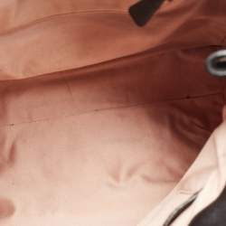 Pre Owned حقيبة يد توتس ميو ميو جلد مادراس أسود بيد مرصعة