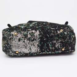 Miu Miu Multicolor Paillette Sequins Turnlock Top Handle Bag