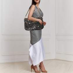 Miu Miu Multicolor Paillette Sequins Turnlock Top Handle Bag