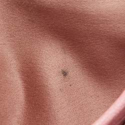 Pre Owned Miu Miu Two Tone Pink Madras Leather Double Zip Camera Bag