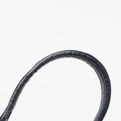 Miu Miu Navy Blue Matelasse Leather Crystals Chain Crossbody Bag