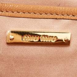 Miu Miu Brown Leather Doctor Frame Bag  