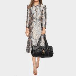 Miu Miu Black Leather Flap Shoulder Bag