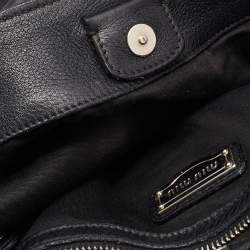 Miu Miu Black Leather Hobo
