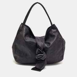 Miu Miu Black Leather Hobo