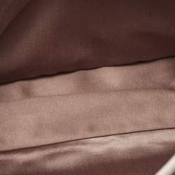 مملوكة مسبقًا Miu Miu Grey Vitello Shine Leather Flap Shoulder Bag