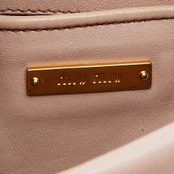 Miu Miu Beige Matelassé Leather Frame Crossbody Bag
