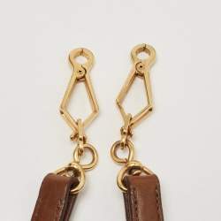 مملوكة مسبقًا Miu Miu Brown Matelassé Leather Bauletto Aperto Tote