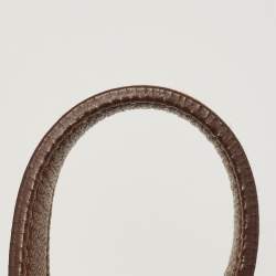 مملوكة مسبقًا Miu Miu Brown Matelassé Leather Bauletto Aperto Tote