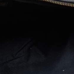 Miu Miu Black Leather Brogue Hobo
