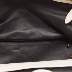 Miu Miu White Matelasse Leather Shoulder Bag