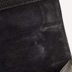 Miu Miu Green/Black Madras Leather Pushlock Flap Top Handle Bag