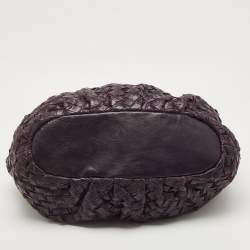 Pre Owned حقيبة يد ميو ميو جلد مغزوب متعدد الألوان