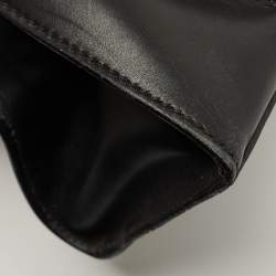 Pre Owned Miu Miu Black Leather Studded Pocket Satchel