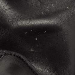 Pre Owned Miu Miu Black Leather Studded Pocket Satchel