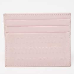Miu Miu Pink Leather Card Holder