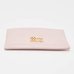 Miu Miu Pink Leather Card Holder