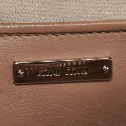 Pre Owned حقيبة كروس ميو ميو جلد ماتيلاس أسود بسحّاب مزدوج