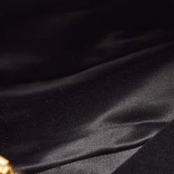 Miu Miu Black Matelassé Leather Bauletto Satchel