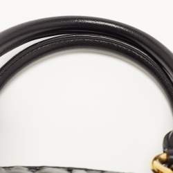 Miu Miu Black Matelassé Leather Bauletto Satchel