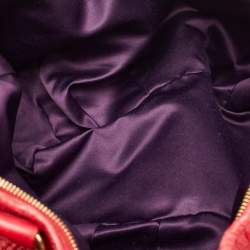 Miu Miu Red Vitello Lux Leather Satchel
