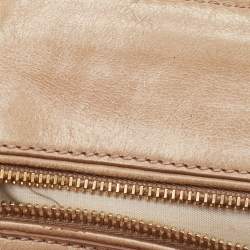 Miu Miu Beige Vitello Shine Leather Tote