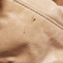 Miu Miu Beige Vitello Shine Leather Tote