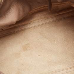 Miu Miu Beige Leather Paloma Top Handle Bag