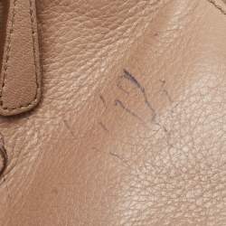 Miu Miu Beige Leather Paloma Top Handle Bag