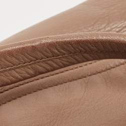 Miu Miu Beige Leather Paloma Top Handle Bag