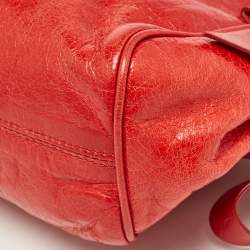 Miu Miu Red Vitello Lux Leather Bow Pochette Bag