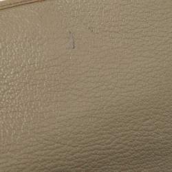 مملوكة مسبقًا Miu Miu Grey/Yellow Madras Leather Flap Continental Wallet