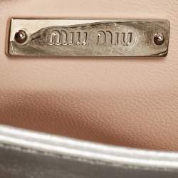 Miu Miu Tricolor Leather Star Motif Diagonal Shoulder Bag