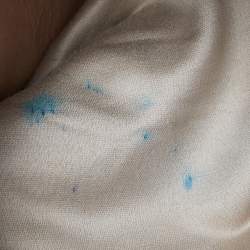 Pre Owned Miu Miu Beige Vitello Shine Leather Bauletto Zip Satchel