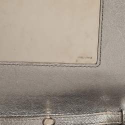 Miu Miu Grey Matelassé Leather Chain Crossbody Bag