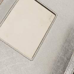 Miu Miu Grey Matelassé Leather Chain Crossbody Bag