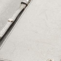 Miu Miu Grey Matelassé Leather Chain Crossbody Bag