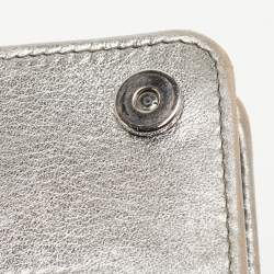 Miu Miu Grey Matelassé Leather Chain Crossbody Bag