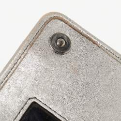Miu Miu Grey Matelassé Leather Chain Crossbody Bag