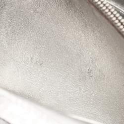 Miu Miu Grey Matelassé Leather Chain Crossbody Bag