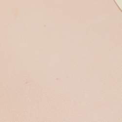 Pre Owned Miu Miu Light Pink Matelassé Leather Crystal Flap Shoulder Bag