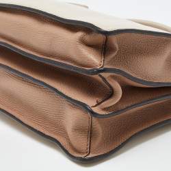 Miu Miu Beige Leather Push Lock Tote