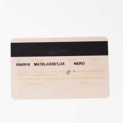 Miu Miu Black Matelassé Leather Flap Chain Shoulder Bag