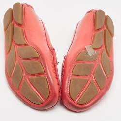 Miu Miu Red Patent Leather Crystal Embellished Smoking Slippers Size 37