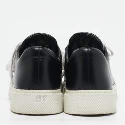 Miu Miu Black Leather Low Top Sneakers Size 39