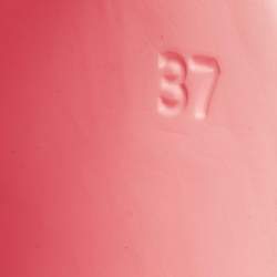 Pre Owned Miu Miu Pink Rubber Logo Clogs Size 37