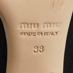 Pre Owned Miu Miu Black Suede Knee Length Boots Size 38