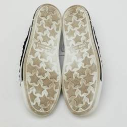 Pre Owned Miu Miu Black Rope Fabric Low Top Sneakers Size 38.5