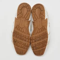 مملوكة مسبقًا Miu Miu x New Balance White Leather 530 SL Low Top Sneakers Size 42